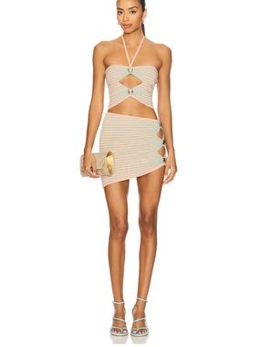 Retrofete brea Knit top & skirt set